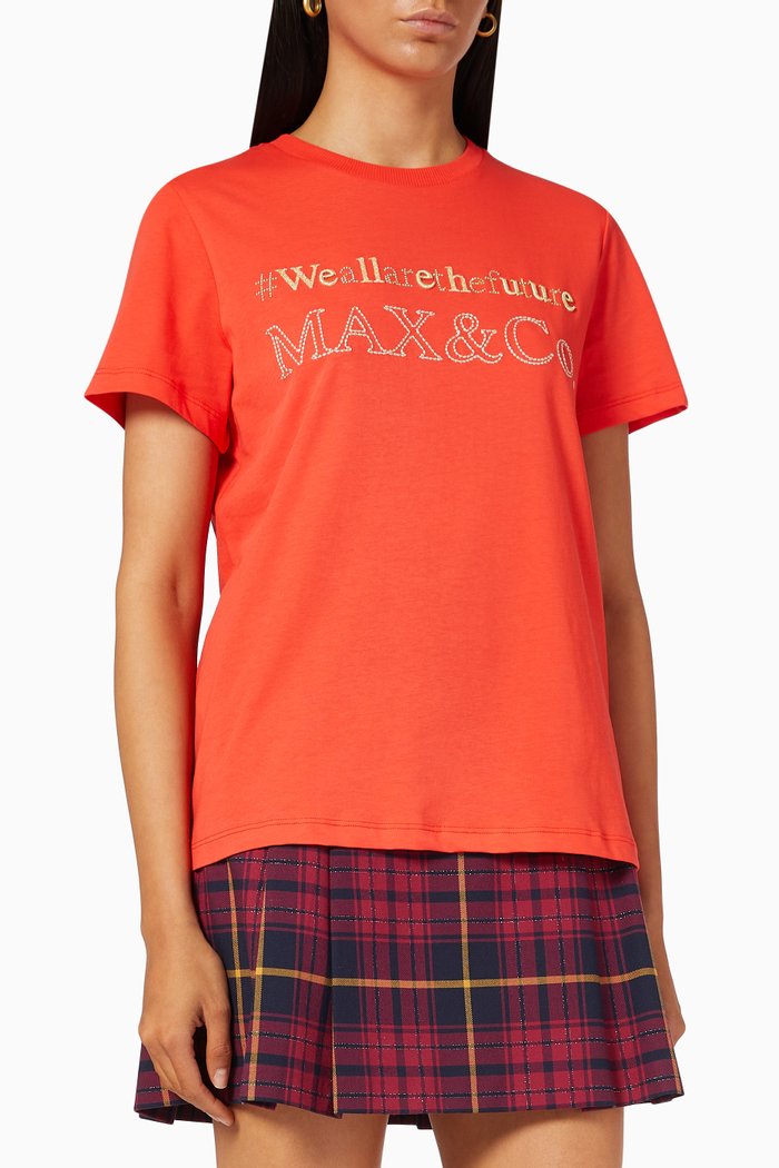 

Limited Edition Logo T-shirt in Cotton Jersey, Red