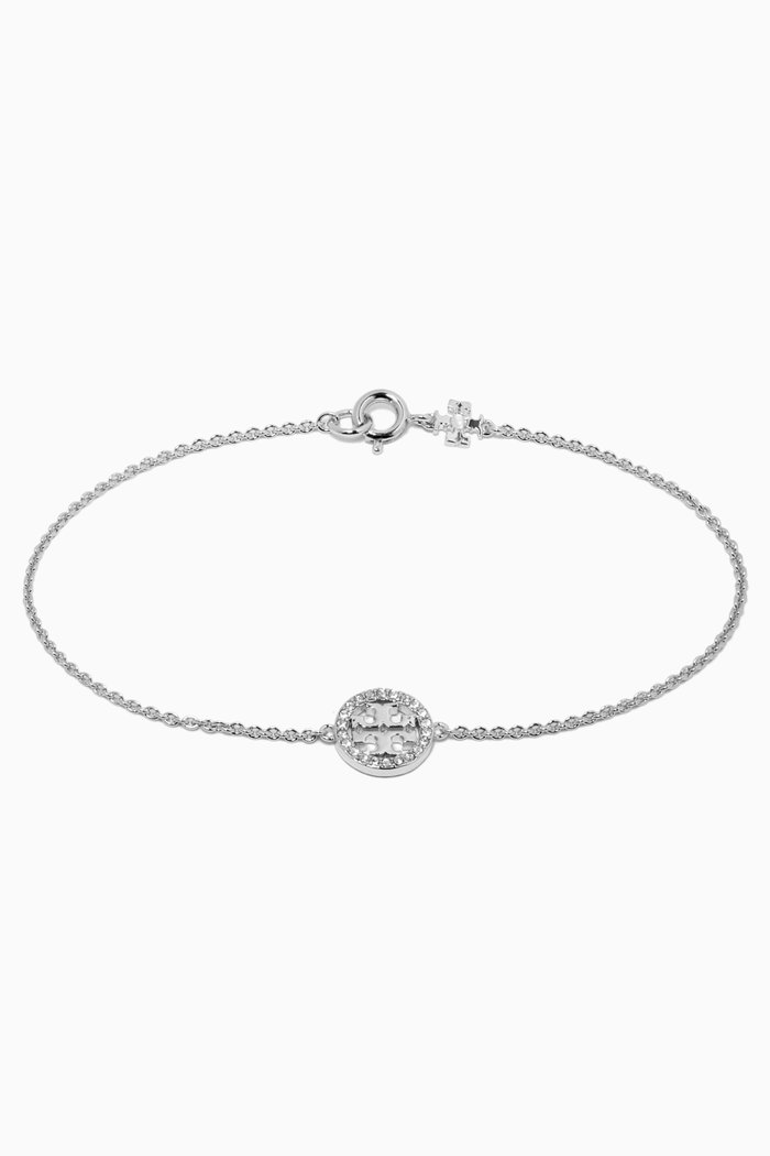 

Miller Pavé Chain Bracelet in Stainless Steel, Silver