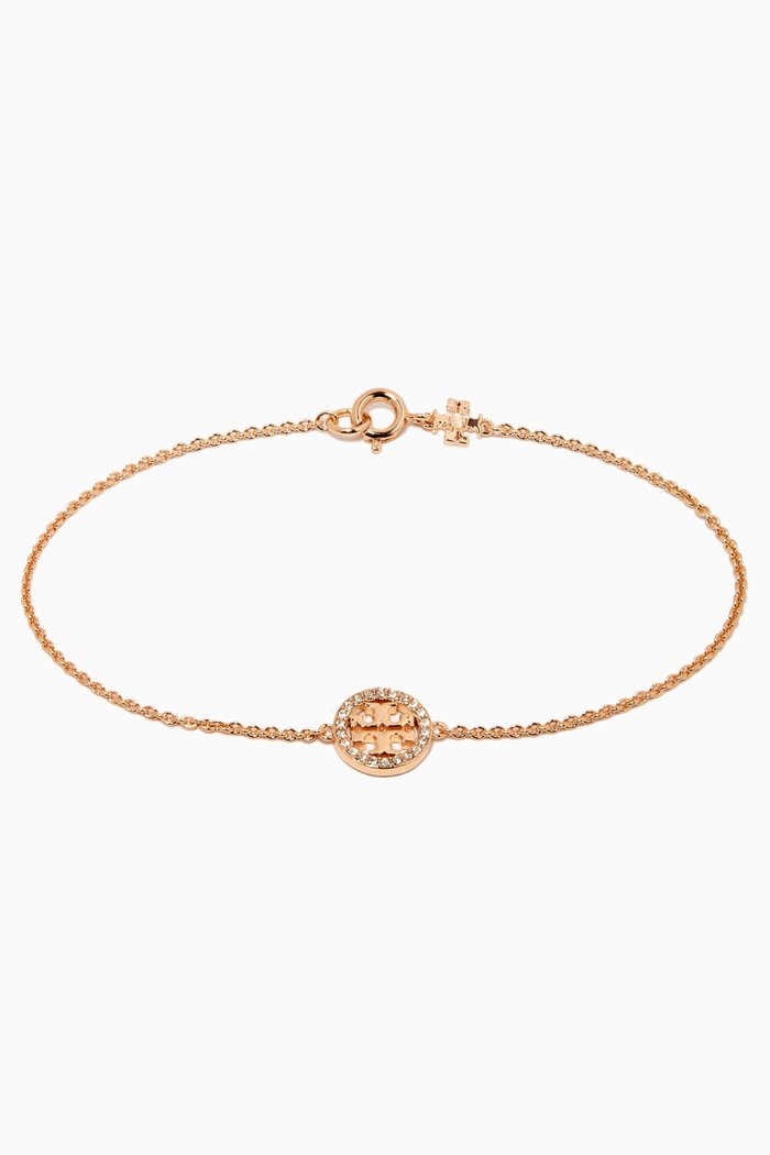 

Miller Pavé Chain Bracelet in 18kt Gold-plated Brass