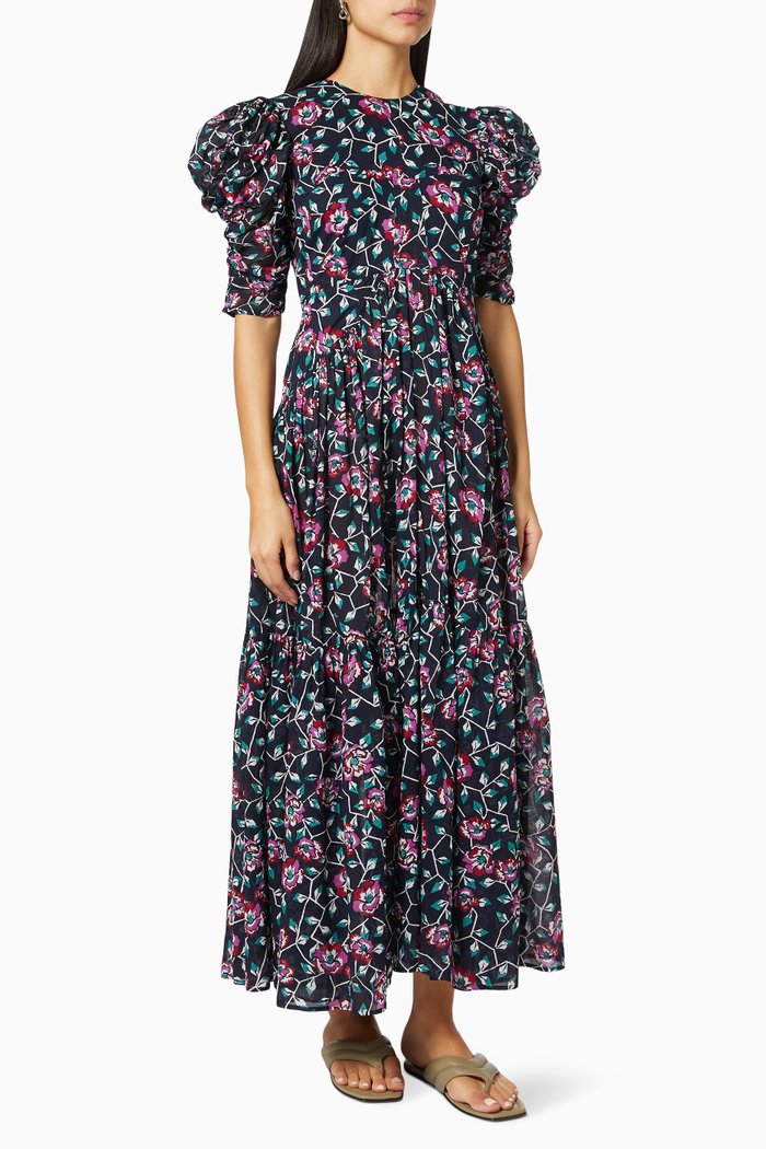 

Sichelle Dress in Cotton, Blue