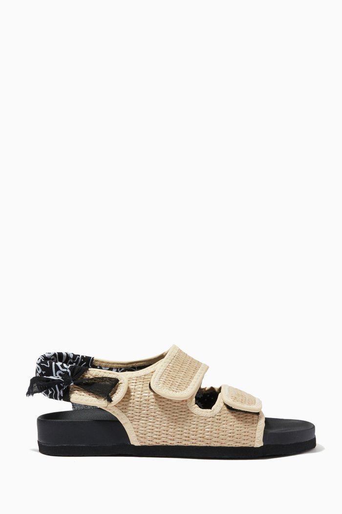 

Apache Sandals in Cotton Raffia®, Neutral