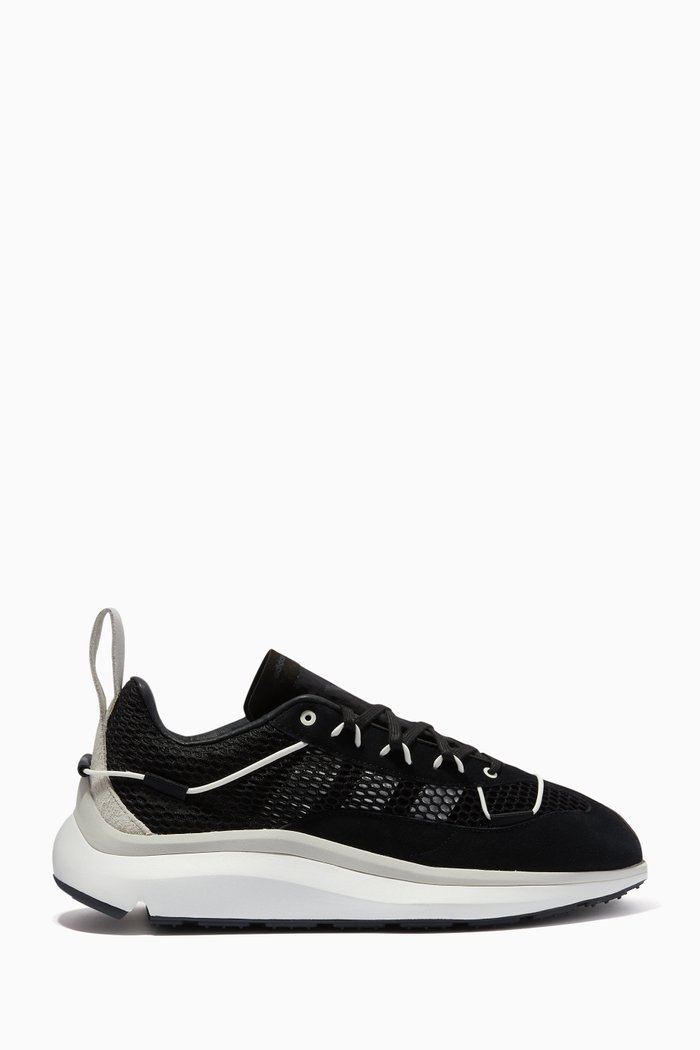 

Shiku Run Sneakers in Leather, Black