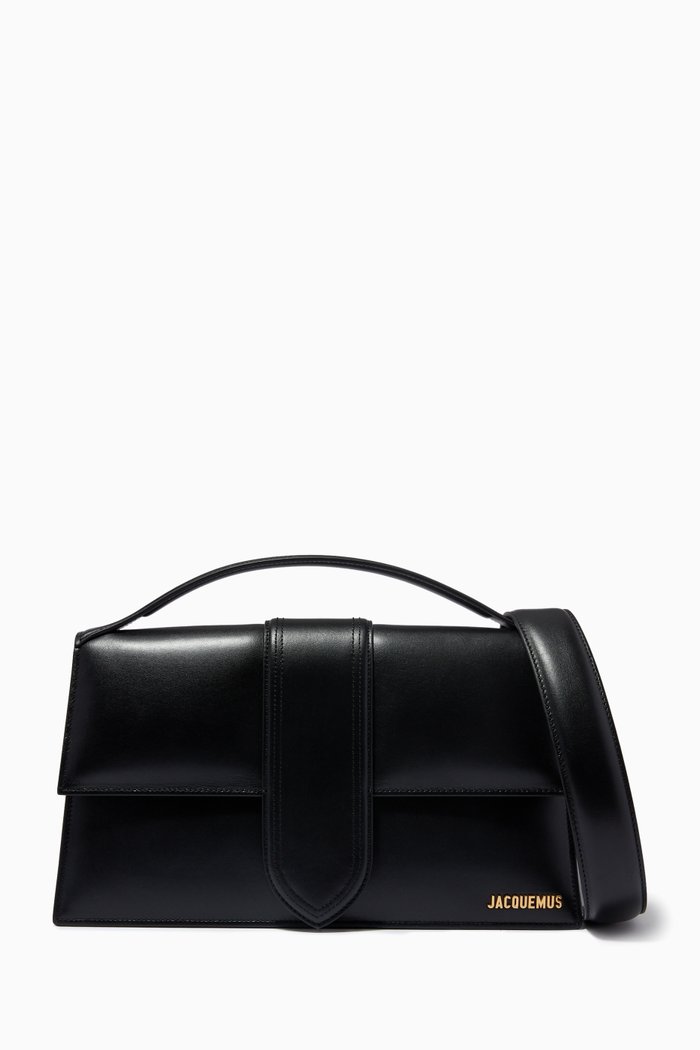 

Le Bambinou Tote Bag in Leather, Black