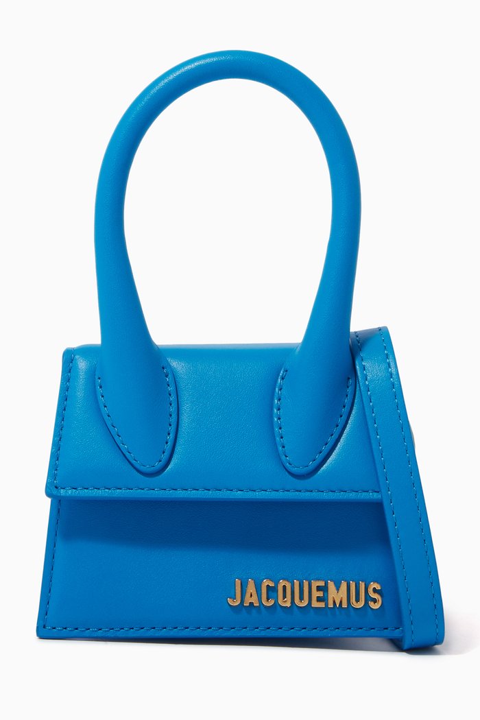

Le Chiquito Mini Bag in Leather, Blue