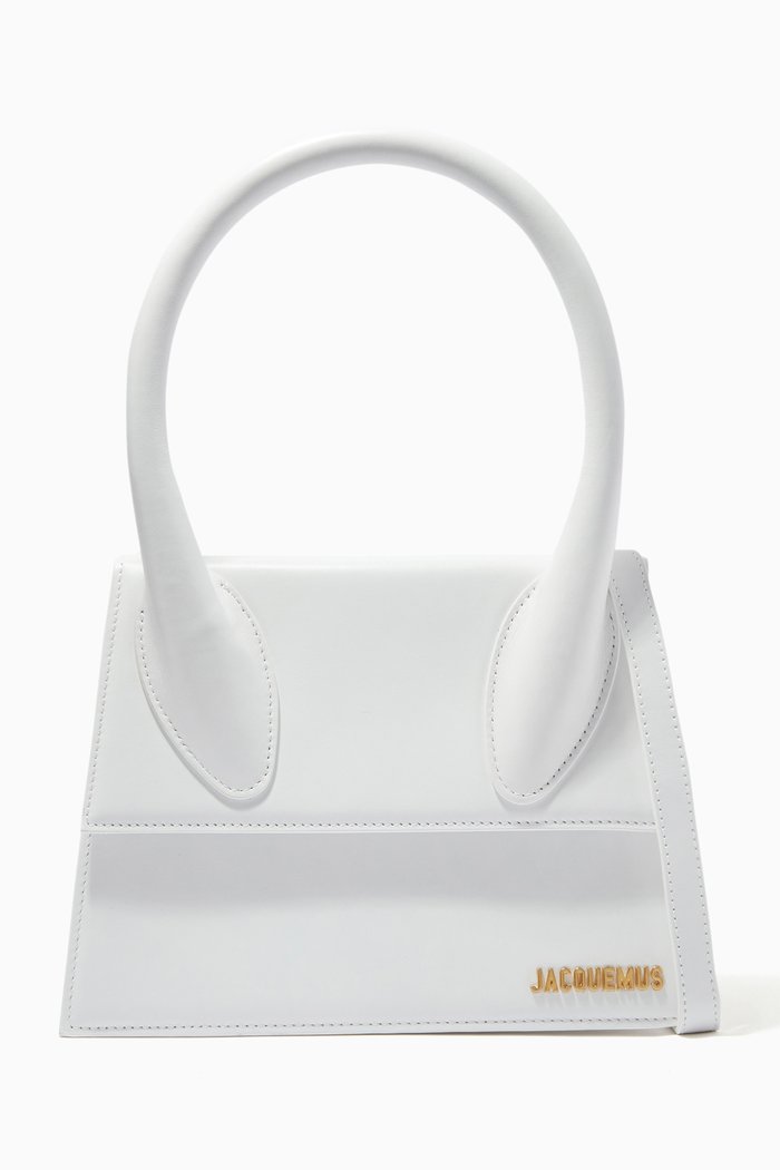 

Le Grand Chiquito Tote Bag in Leather, White