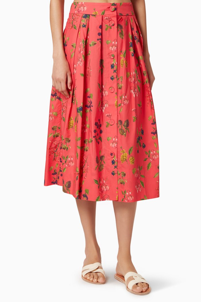 

Marge Skirt in Cotton, Orange