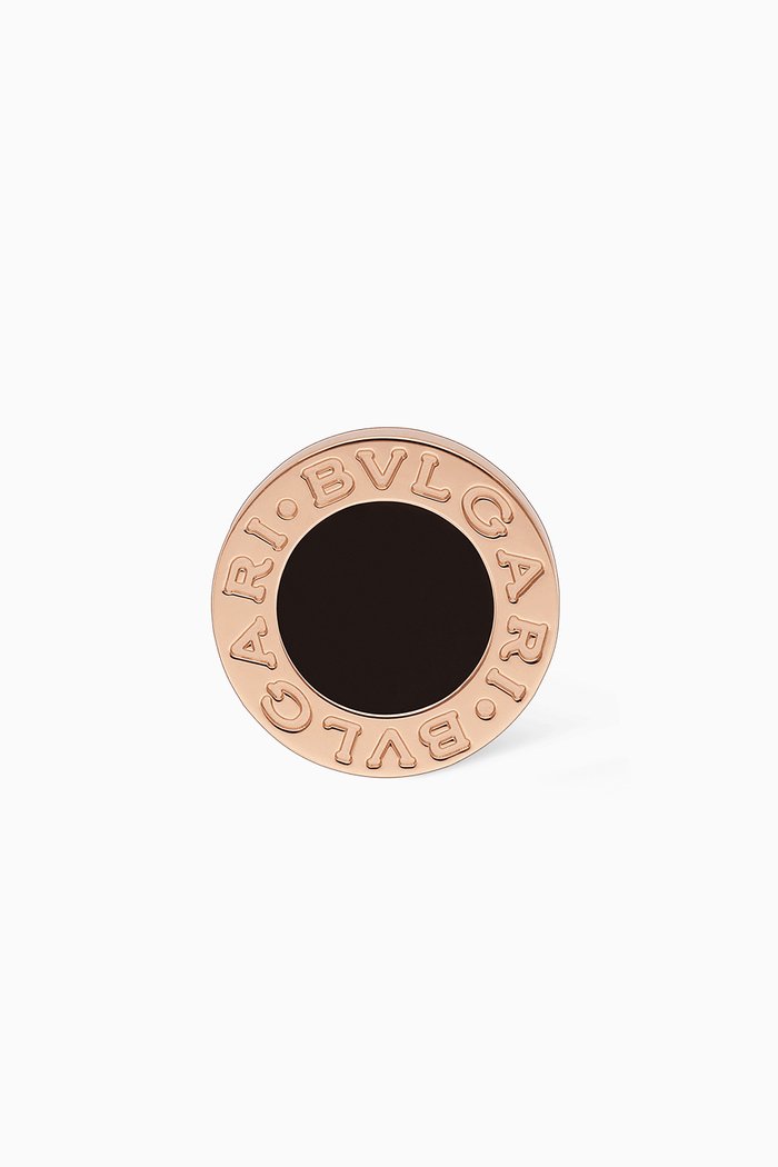 

BVLGARI BVLGARI Onyx Single Stud Earring in 18kt Rose Gold