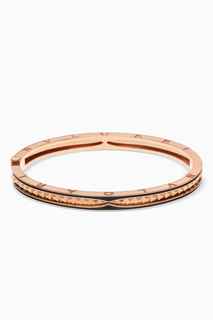 B.Zero 1 Bracelet in 18kt Rose Gold & Ceramic
