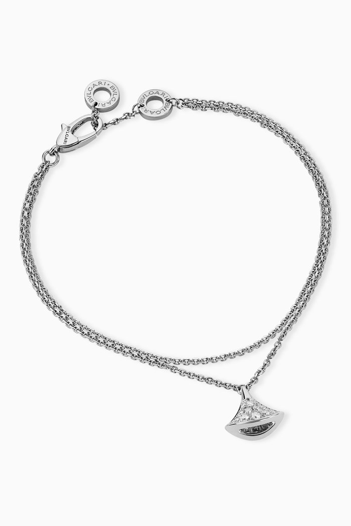 

Divas' Dream Diamond Bracelet in 18kt White Gold, Silver