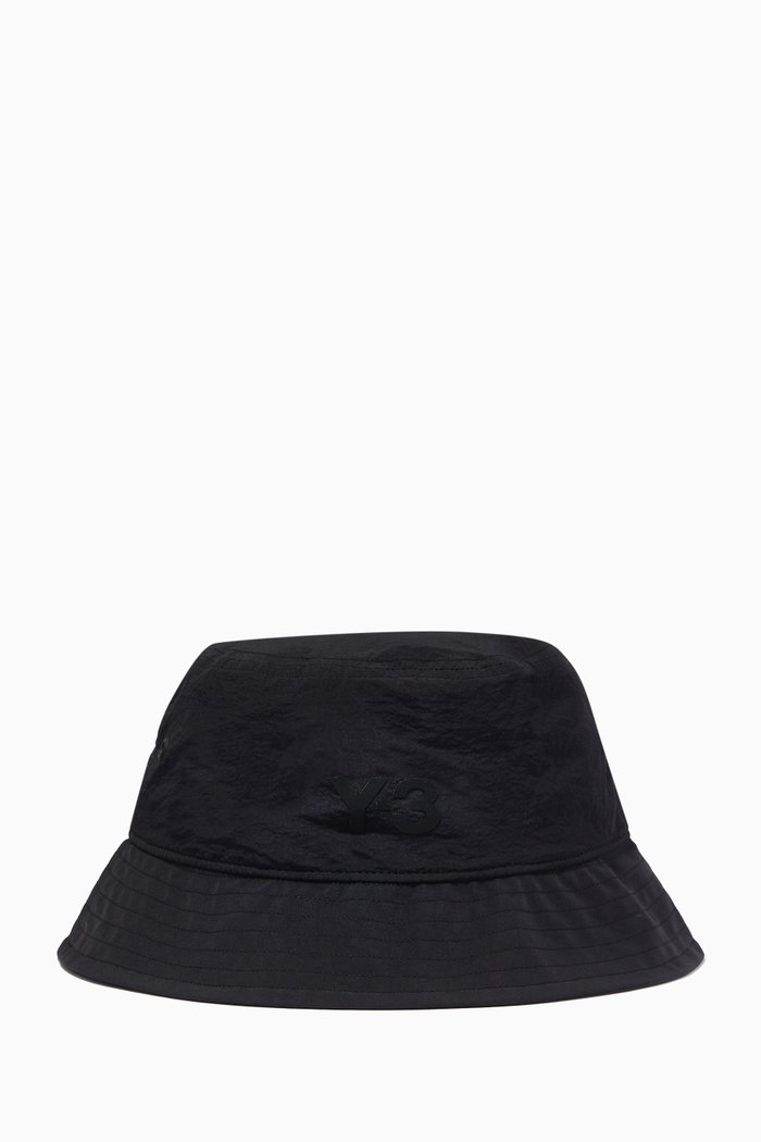 

Bucket Hat in Cotton, Black