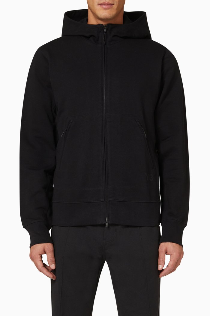 

Classic DWR Hoodie in Cotton Terry, Black
