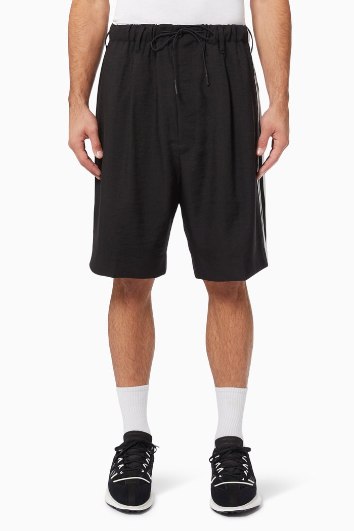 Triple Stripe CH1 Shorts, Black