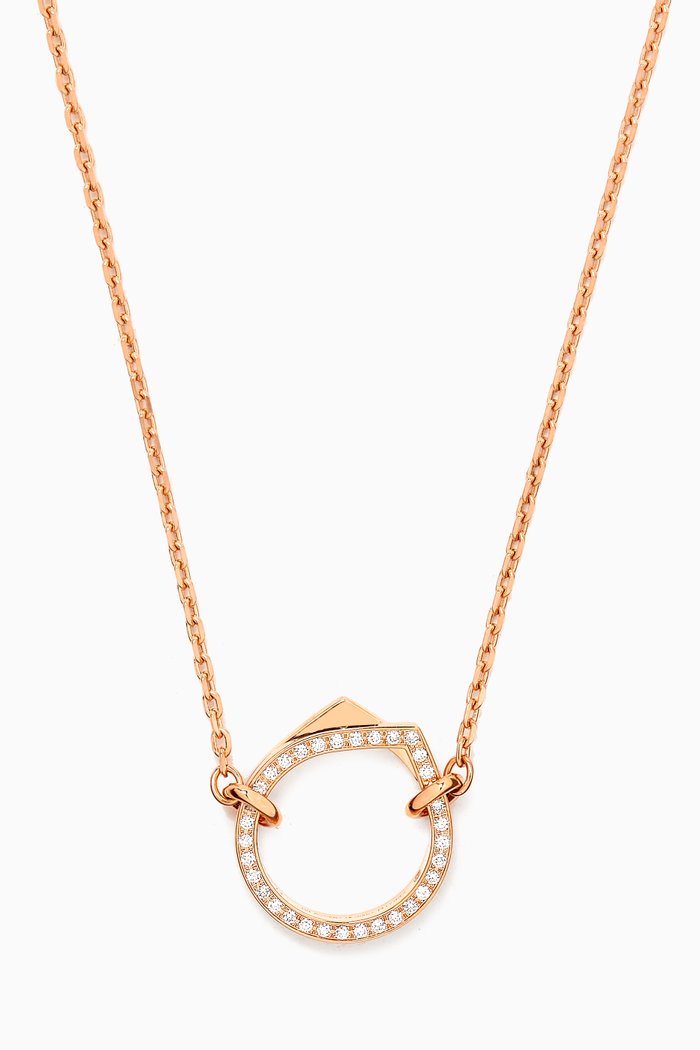 

Antifer Pendant with Diamonds in 18kt Rose Gold
