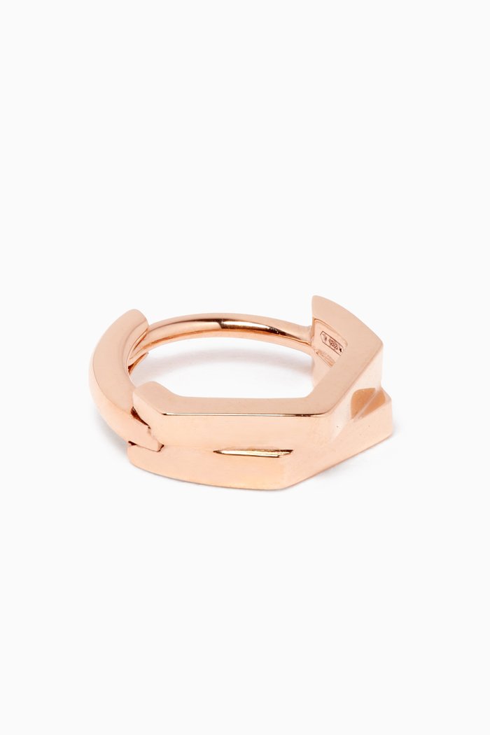 

Antifer 2 Rows Single Earring in 18kt Rose Gold
