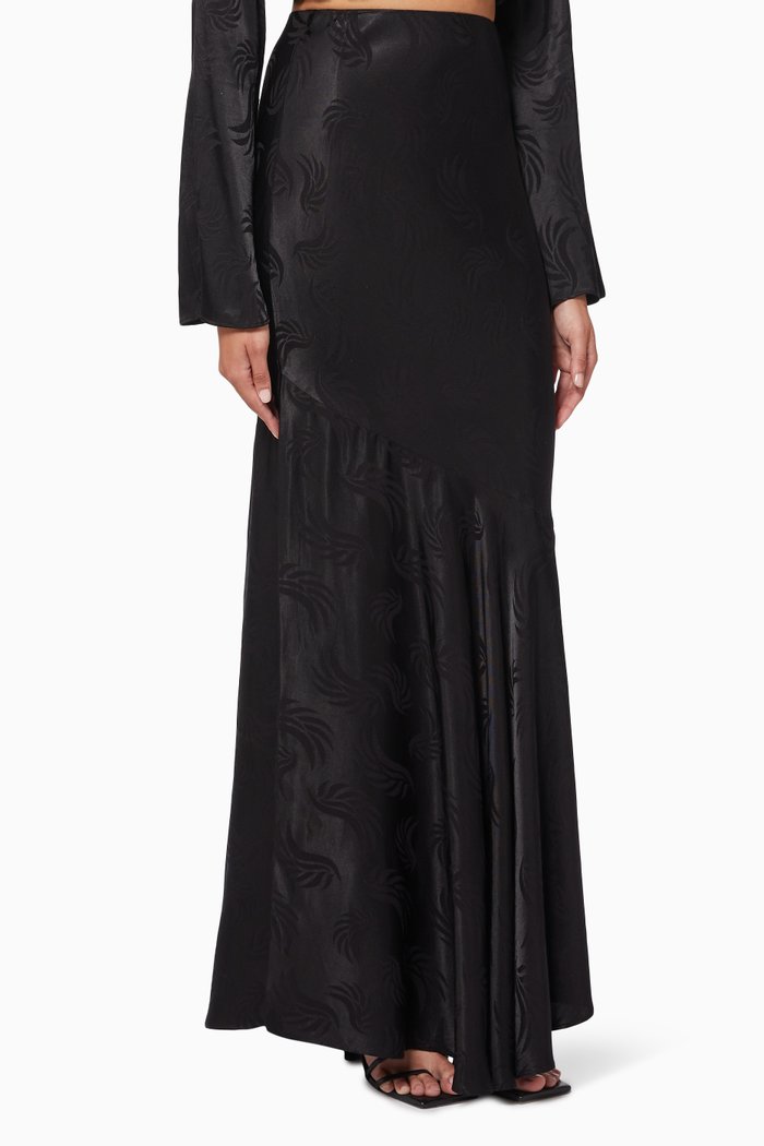 Yves Skirt in Viscose, Black