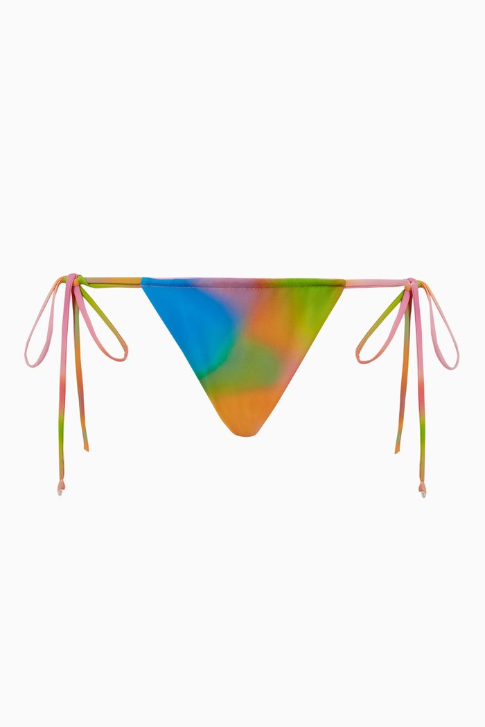 

Tia String Bikini Bottom in Nylon, Multicolour