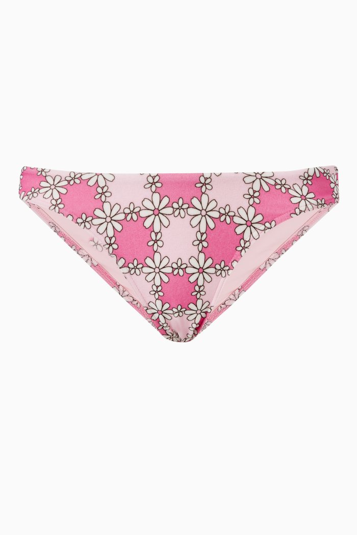 

Katarina Cheeky Bikini Bottom in Terry, Pink