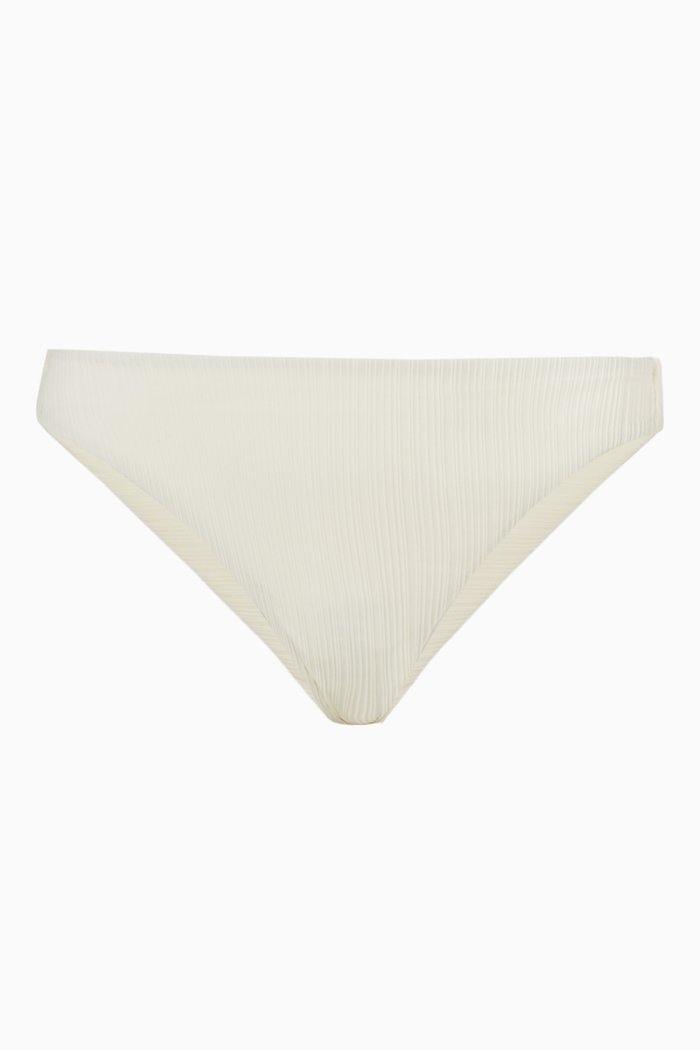 

Dawson Cheeky Bikini Bottom in Plissé, Black