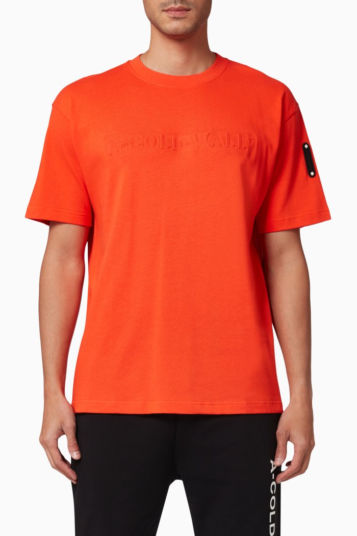 

Gradient Logo T-shirt in Cotton Jersey, Orange