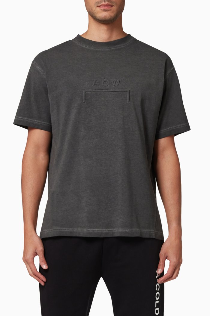 

Dissolve Dye T-shirt in Cotton Jersey, Black