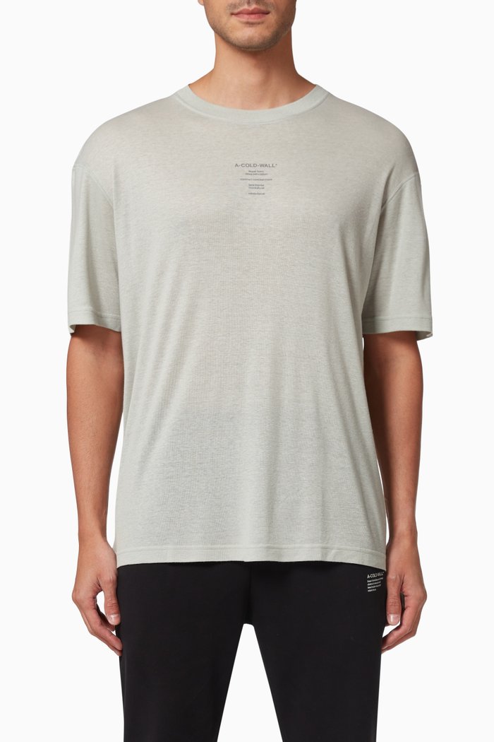 

Artisan Light T-shirt in Tencel & Wool Blend, Grey