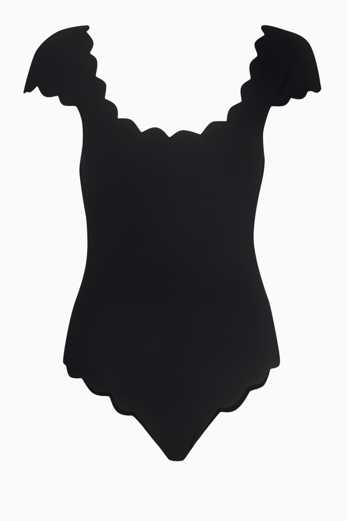 

Mexico Swimsuit in Recycled Nylon, Black