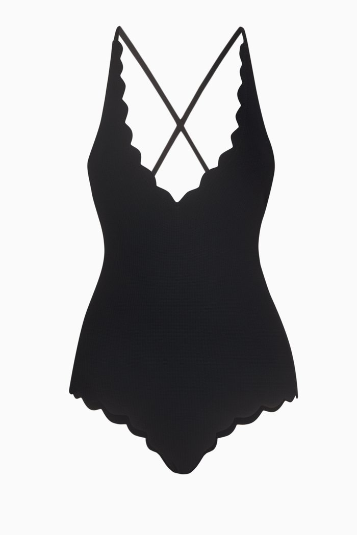 

North Swimsuit in Textured Nylon, Black
