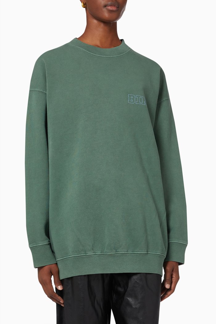 

Cody Bing Live Sweatshirt in Organic Cotton Fleece, Green