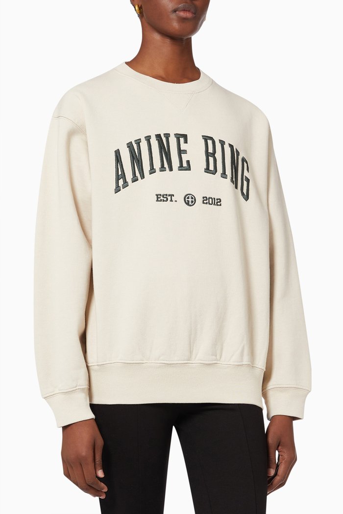 

Ramona Sweatshirt in Organic Cotton Fleece, Neutral