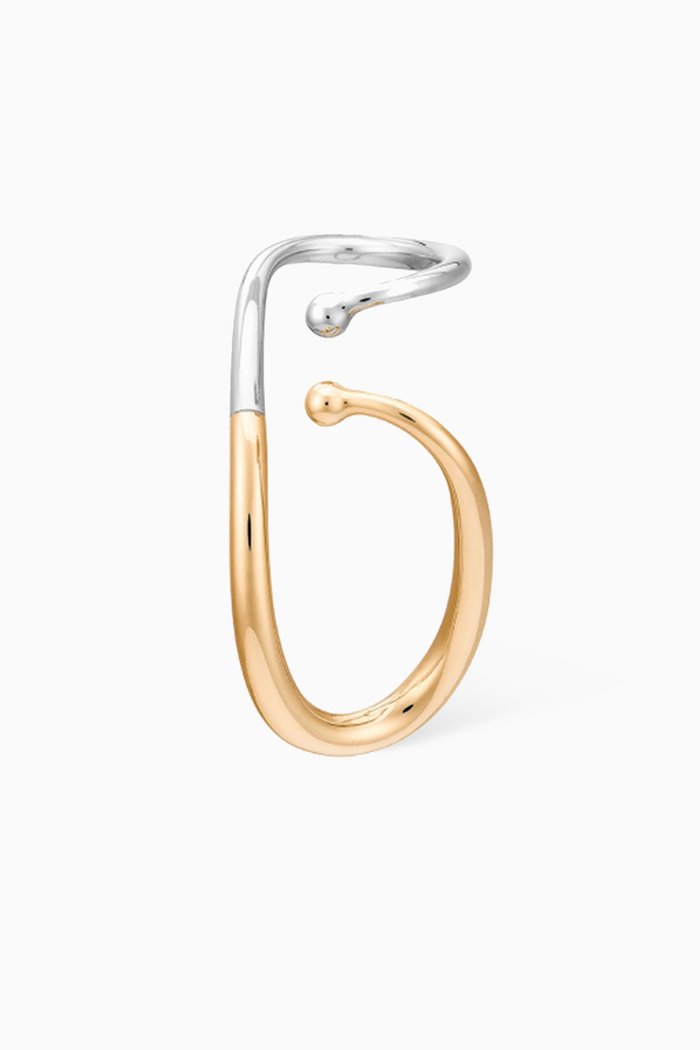 

Mirage Single Ear Cuff in 18kt Vermeil & Rhodium, Gold