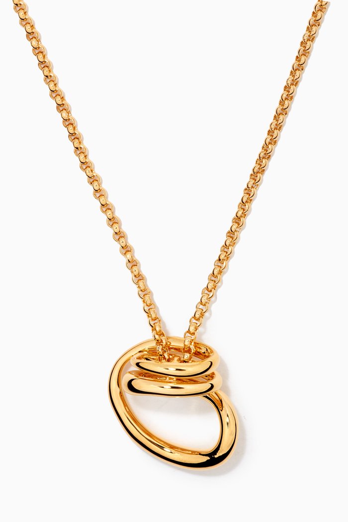 

Petit Round Trip Necklace in 18kt Vermeil, Yellow