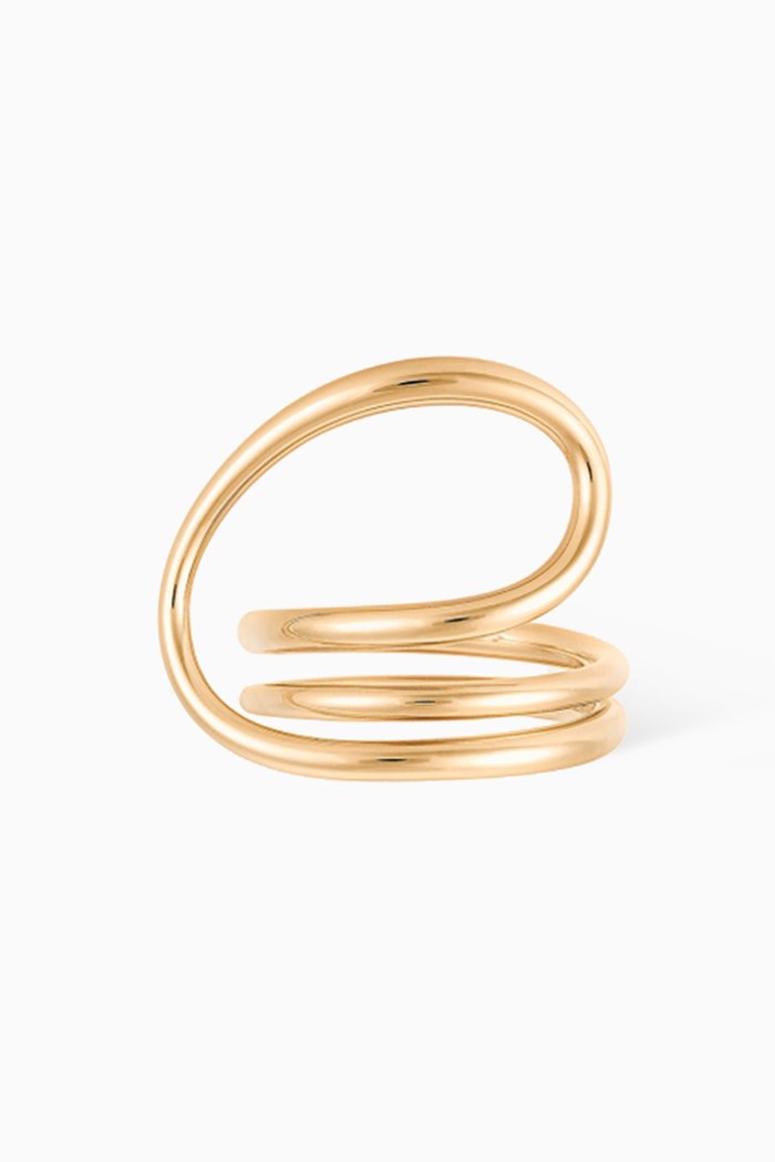 

Petite Round Trip Ring in 18kt Vermeil, Yellow