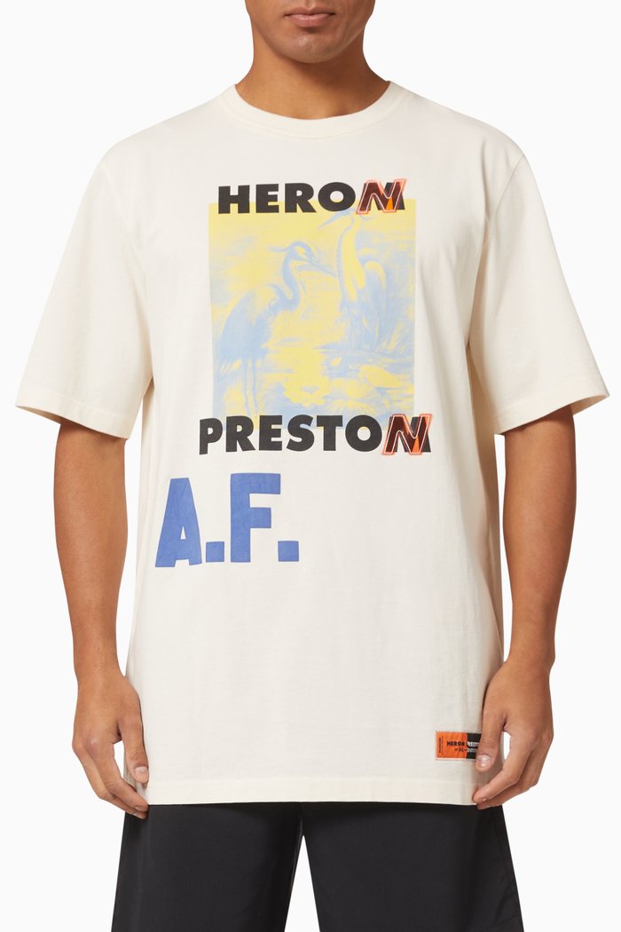 

СТИЛЬ A.F. Authorized Print T-shirt in Organic Cotton Jersey, Neutral