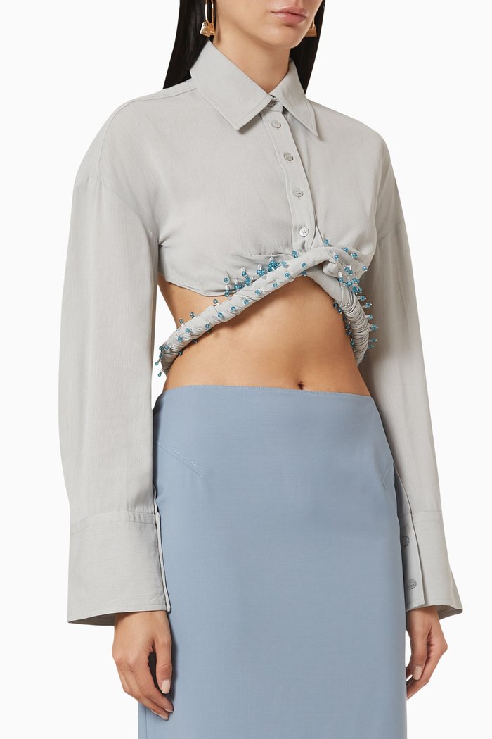 

La chemise Perli Shirt, Grey