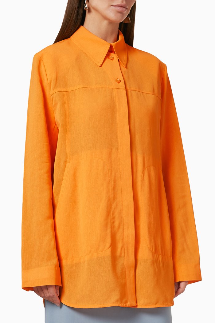 

La Chemise Passio in Viscose, Orange
