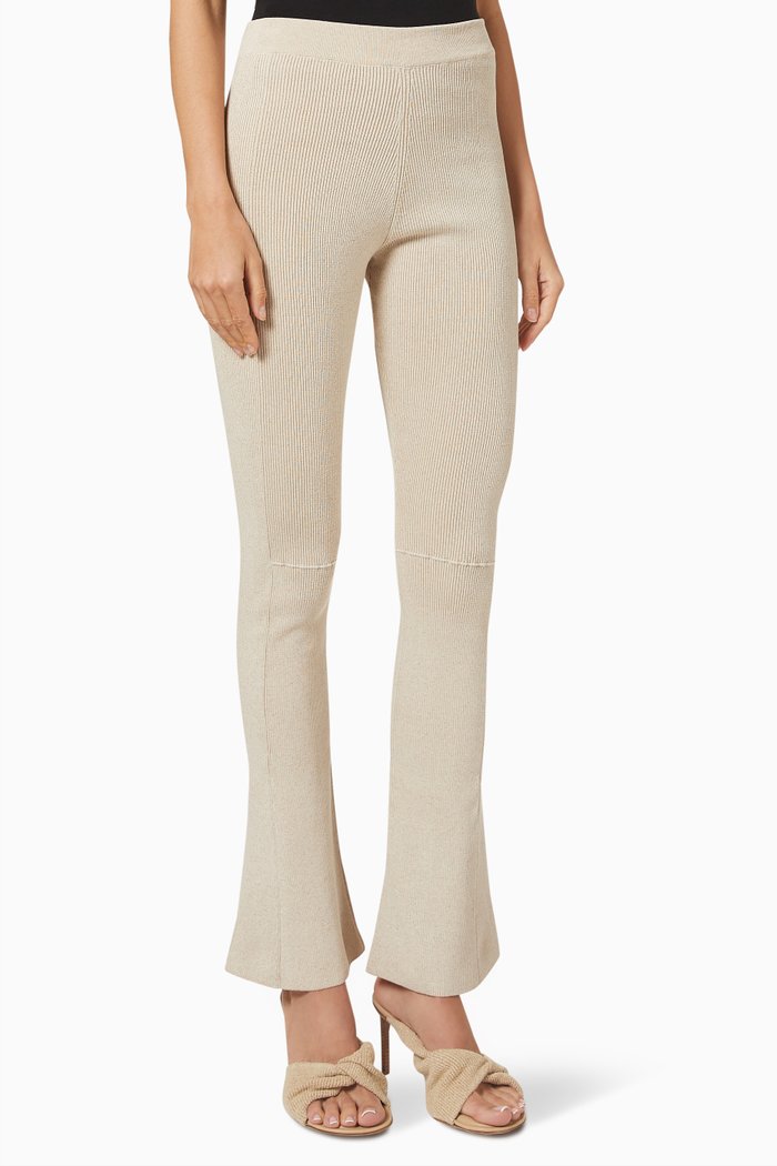 

Le Pantalon Baunhila in Viscose Knit, Neutral