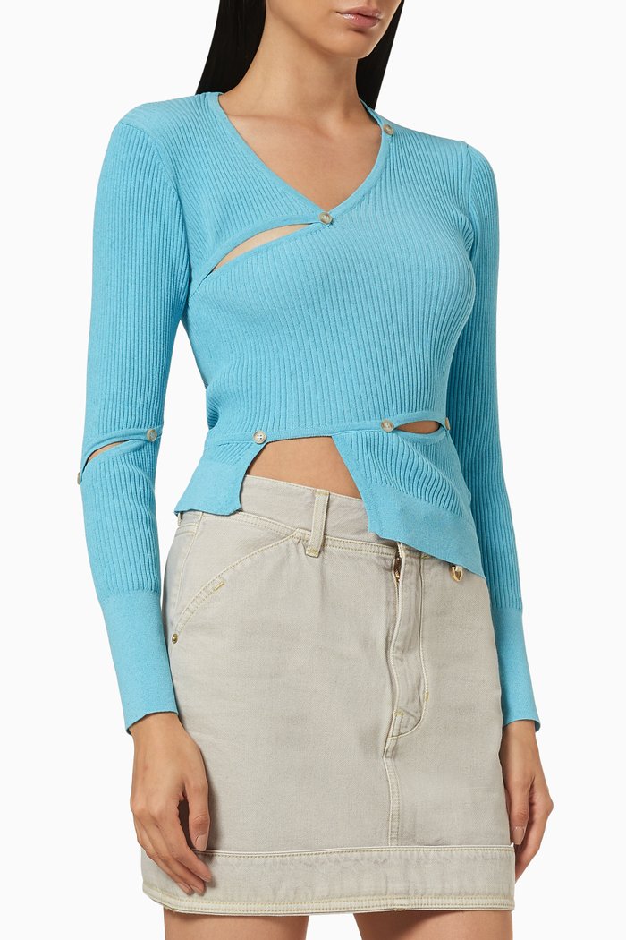 

Le Cardigan Tordu, Blue