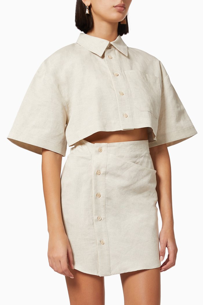 

La Robe Arles in Linen, Neutral