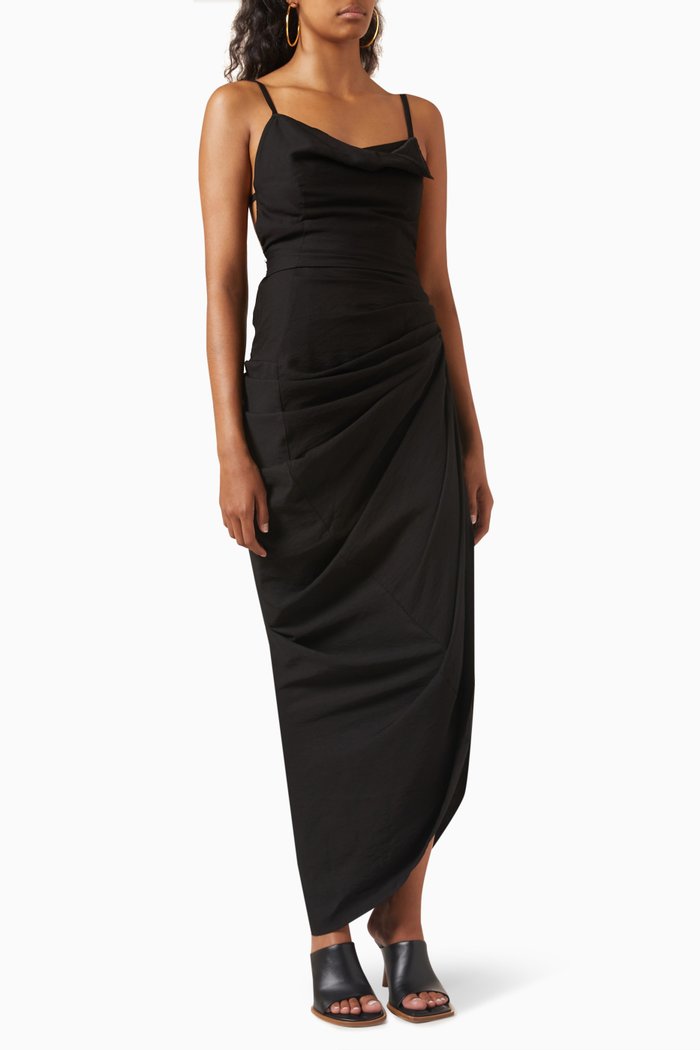 

La Robe Saudade Longue Dress, Black