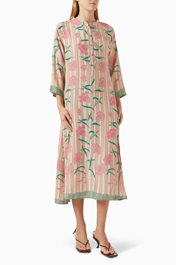 

Isobel Dress in Rayon, Pink