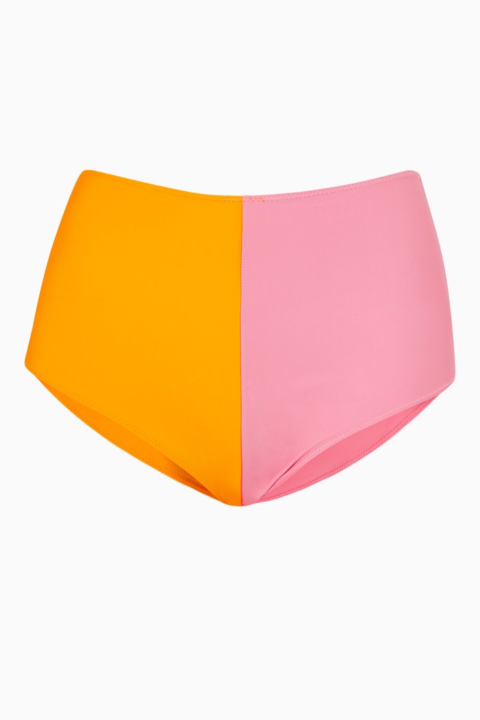 

Stephanie Bikini Bottom in I Scream Ice Cream Sustainable Nylon, Pink