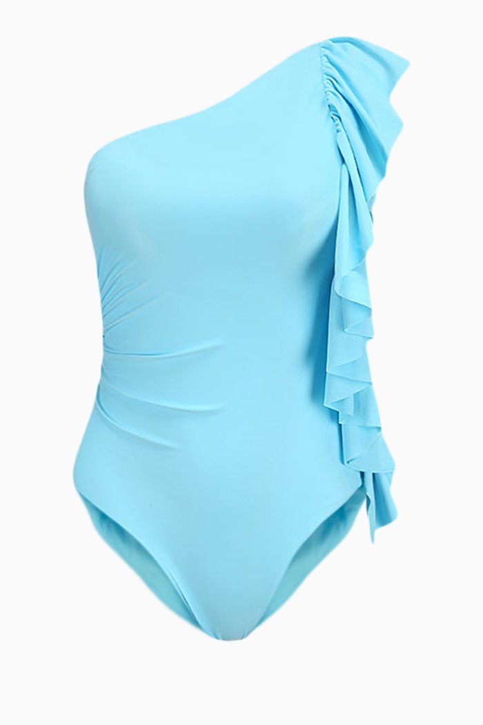 Coconut Swimsuit in Sustainable Nylon, Blue
