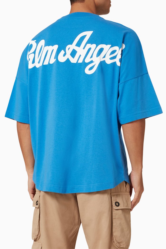 

Marine Logo T-shirt in Cotton, Blue
