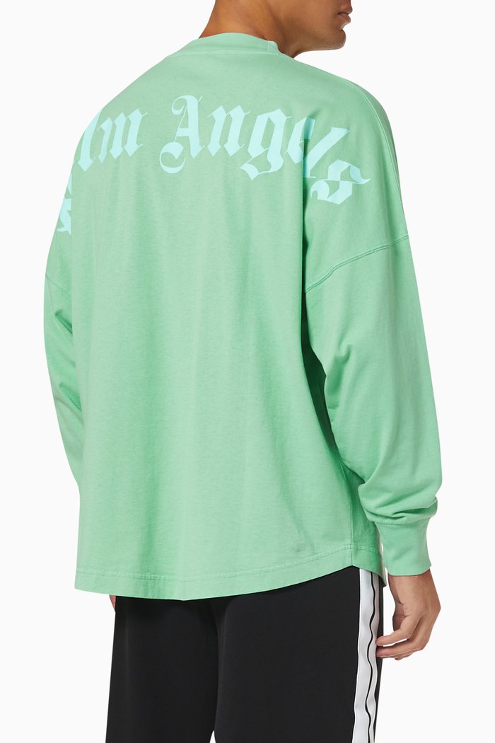 Classic Logo T-shirt in Cotton, Green