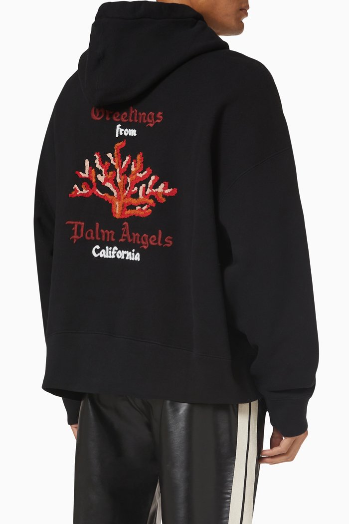 

Coral Hoodie in Fleece, Black