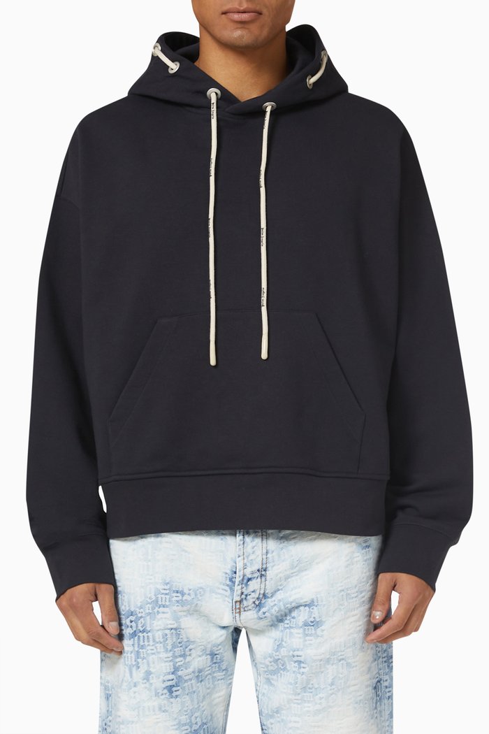 

Cord Hoodie in Fleece, Blue