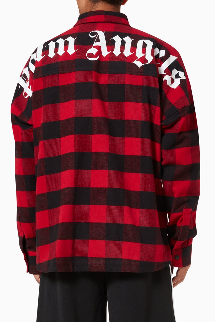 

Classic Logo Checked Overshirt in Cotton, Multicolour