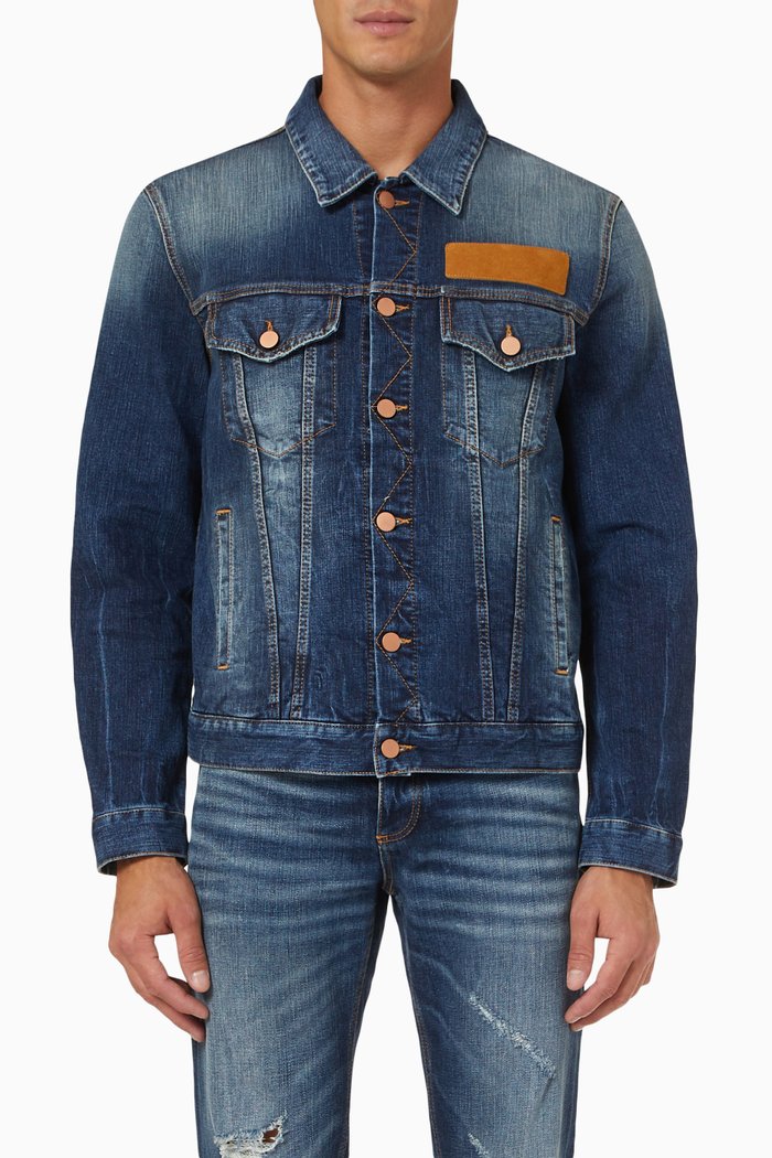 

Classic Jacket in Denim, Blue