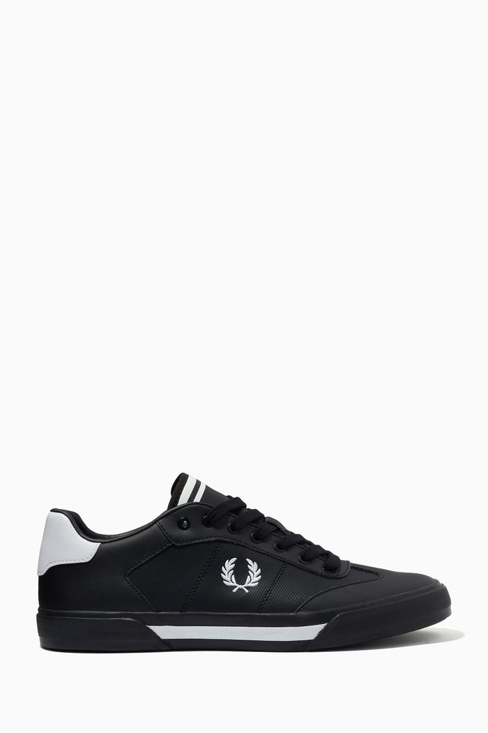 

B2305 Clay Sneakers in Leather, Black