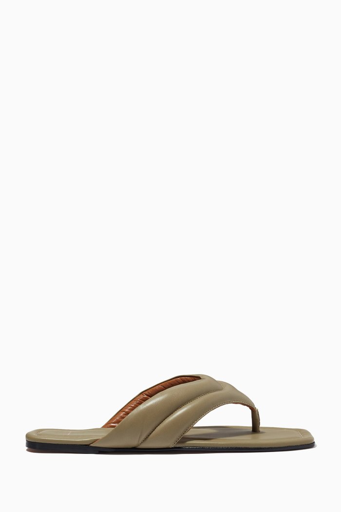 

Vione Sandals in Leather, Brown